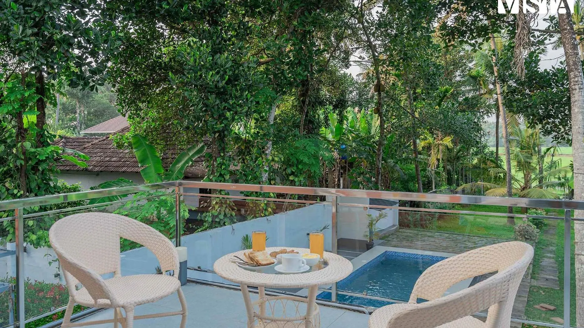 Stayvista At Nature Nook With Pvt Pool & Terrace Access Thrissur Villa
